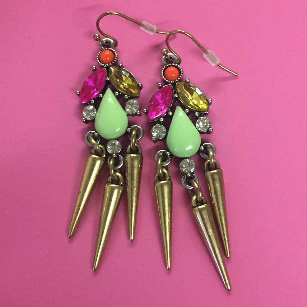 New elegant rhinestone drop dangling earrings